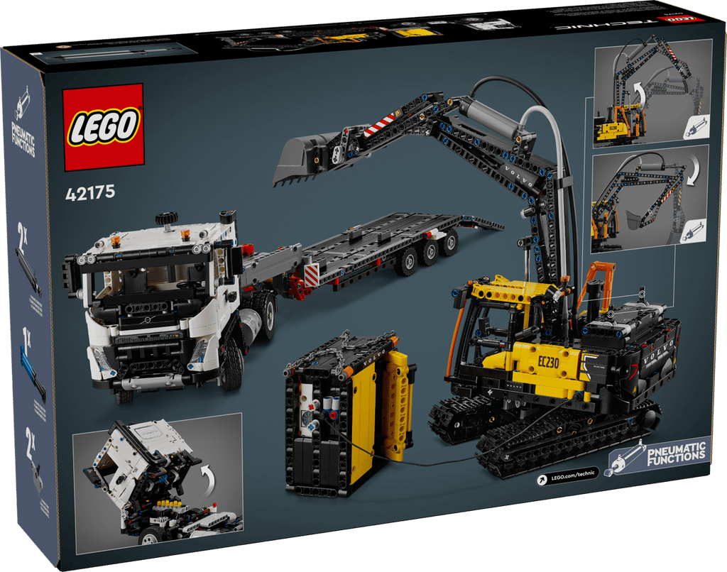 Camion Volvo FMX et pelleteuse électrique EC230