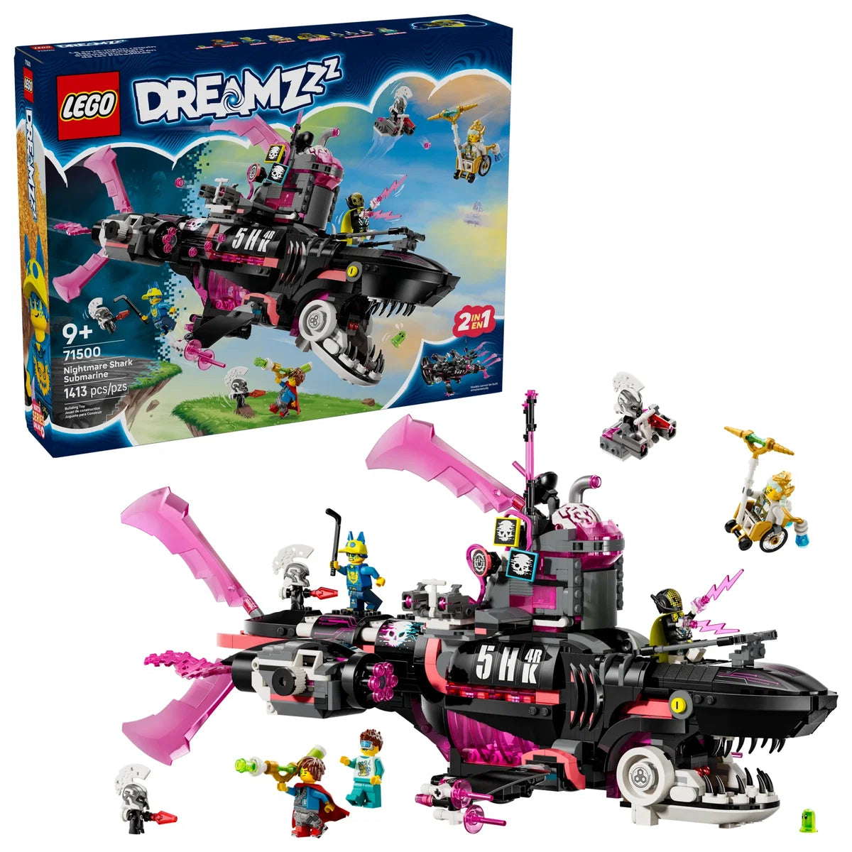Lego® DREAMZzz 71500 Le sous-marin requin des cauchemars