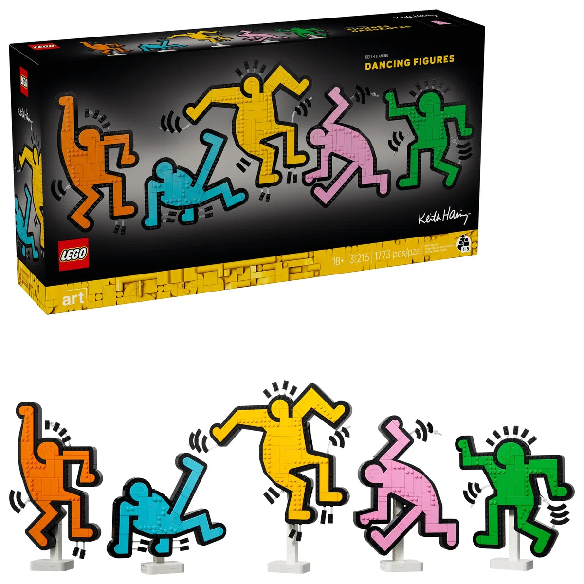 Lego® Art 31216 Keith Haring - Les figures dansantes