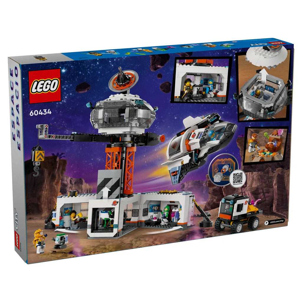 LEGO® City La station spatiale et la base de lancement de fusées 60434