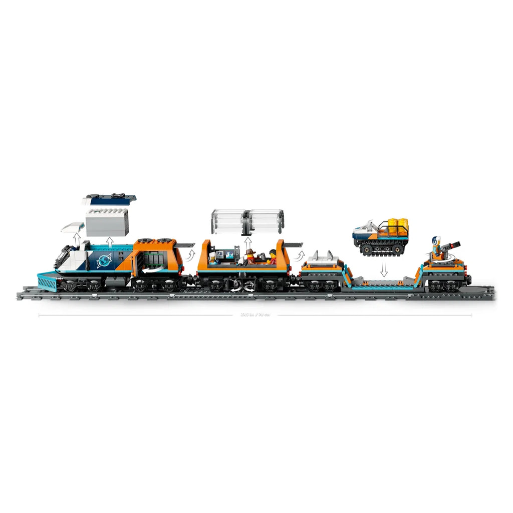 Lego® City 60470 Le train express des explorateurs en Arctique