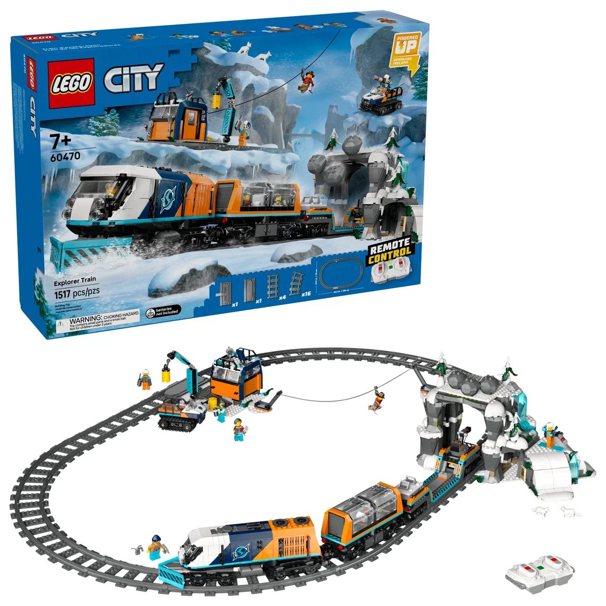 Lego® City 60470 Le train express des explorateurs en Arctique